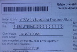 Suzuki Vitara 1,4 BJ, ČR, SERV.KN., ALLGRIP.