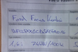 Ford Focus 1,6 i,ČR,1 MAJ.,SERVISNÍ KN.