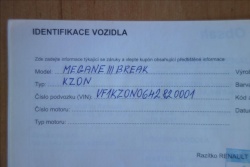 Renault Mégane 1,9 DCi 96KW, ČR, SERVIS.KN.